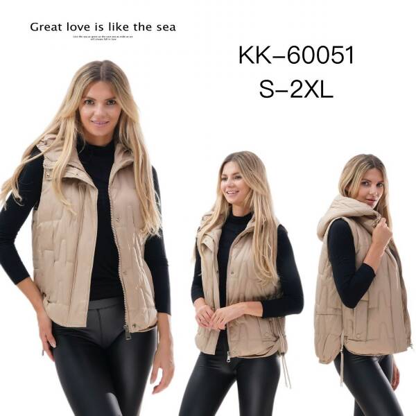 Kamizelka damkie Roz S-2XL, 1 Kolor Paczka 5 szt